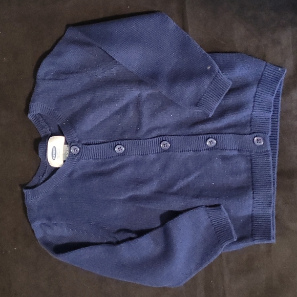 Spring Dress with Button Down Sweater - Picture 2 of 4